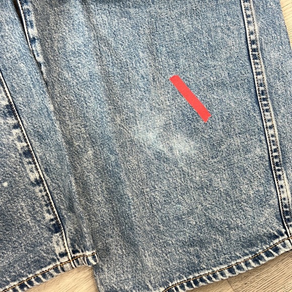 - GRLFRND Morgan High Rise Pleated Wide Leg Jeans 100% Cotton Size 26 - Picture 3 of 11